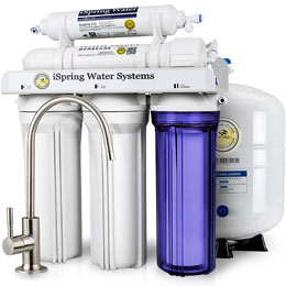 iSpring RCC7 5-Stage Reverse Osmosis Water Filtration System